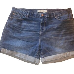 Levis Mid-rise Denim Shorts 20